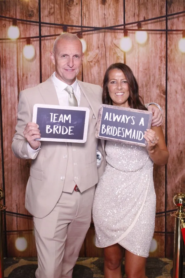 Interactive photo booth set up for a corporate event in Glasgow