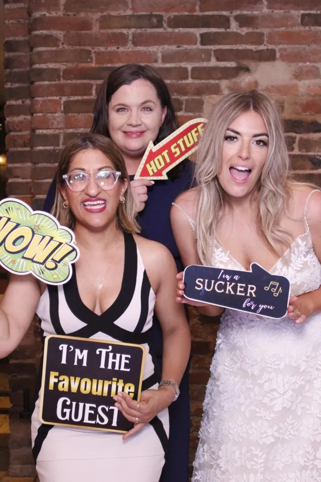 Premium photo booth hire at a Bristol wedding celebration